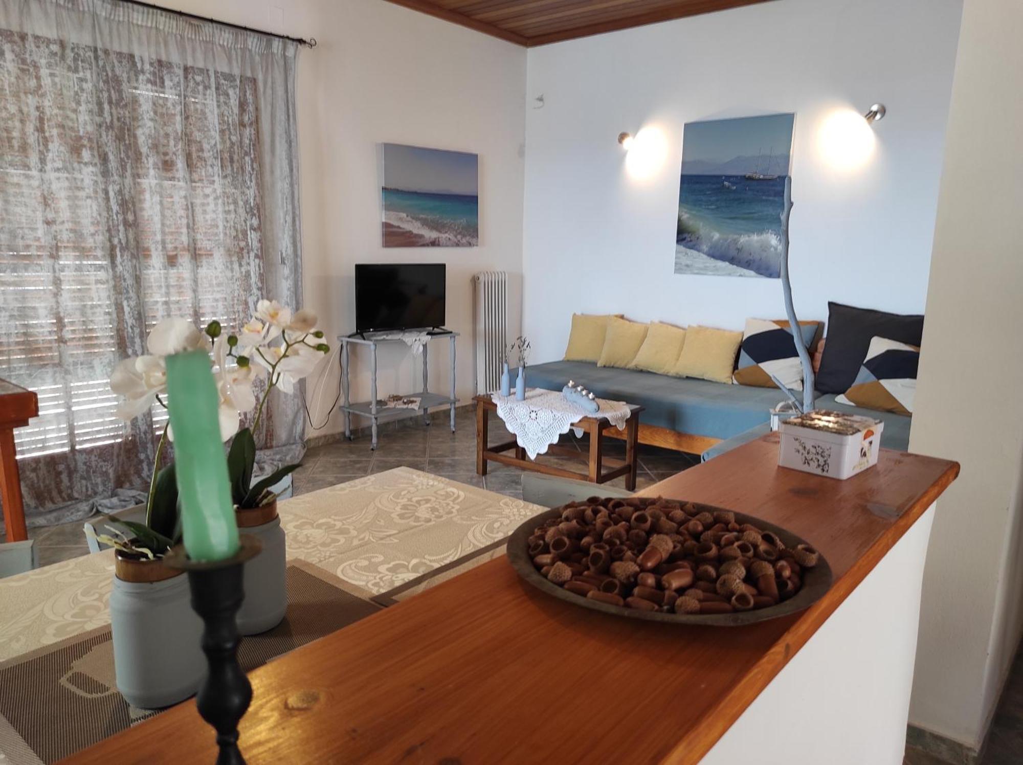 Villa Tas Millstone Seaside House Marathiás Esterno foto